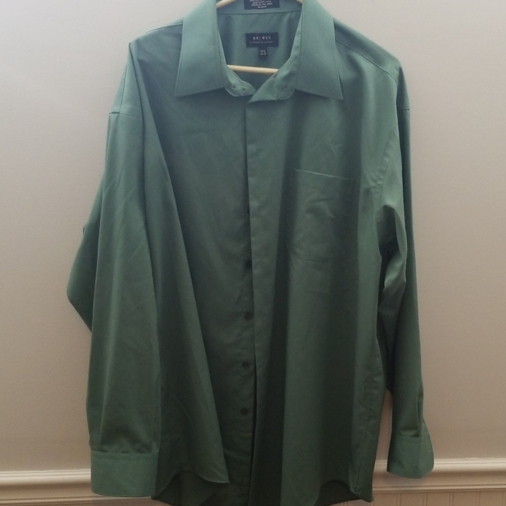 Acxess by Claiborn Mens Dress Shirt  17 1/2 34-35